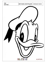 Donald Duck boyama sayfası 2